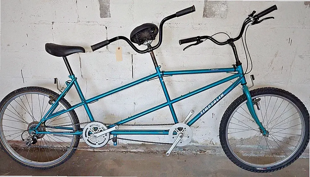 1980 Timberlin Millenium Tandem Hybrid Bike Large Steel 23" Standover Ships USA~