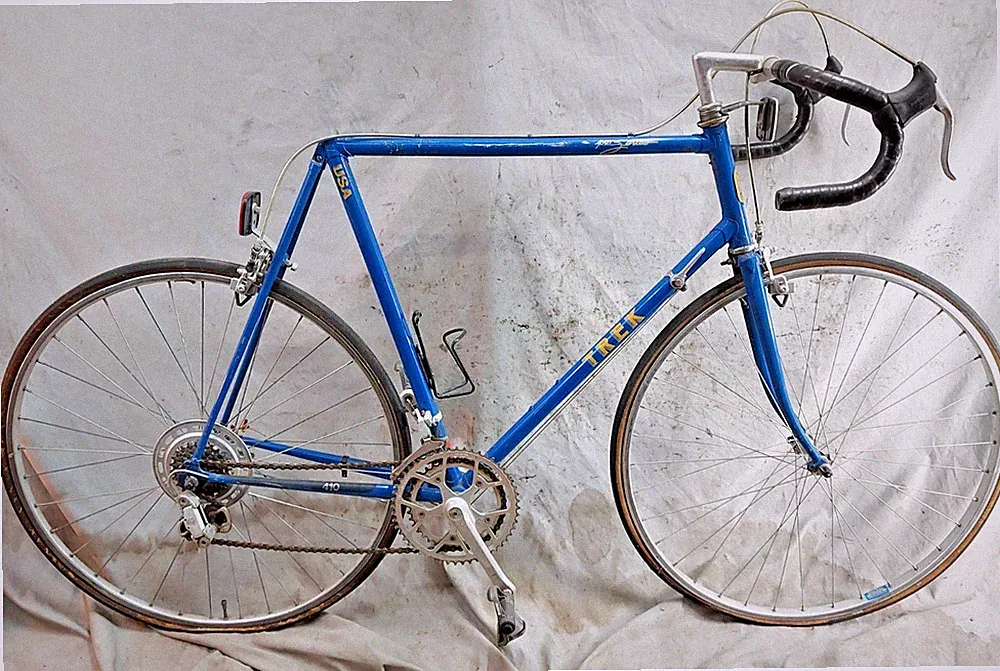 1986 Trek 410 Touring Road Bike 62cm X-Large Chromoly Steel Campagnolo USA Made!