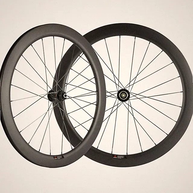55*25 mm Carbon Road Bike Wheels 6 Bolts Centerlock Cyclocross Bicycle Wheelset