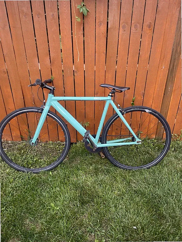 6KU Urban Track Fixed Gear Bike 700x25c New Wheels Baby Blue