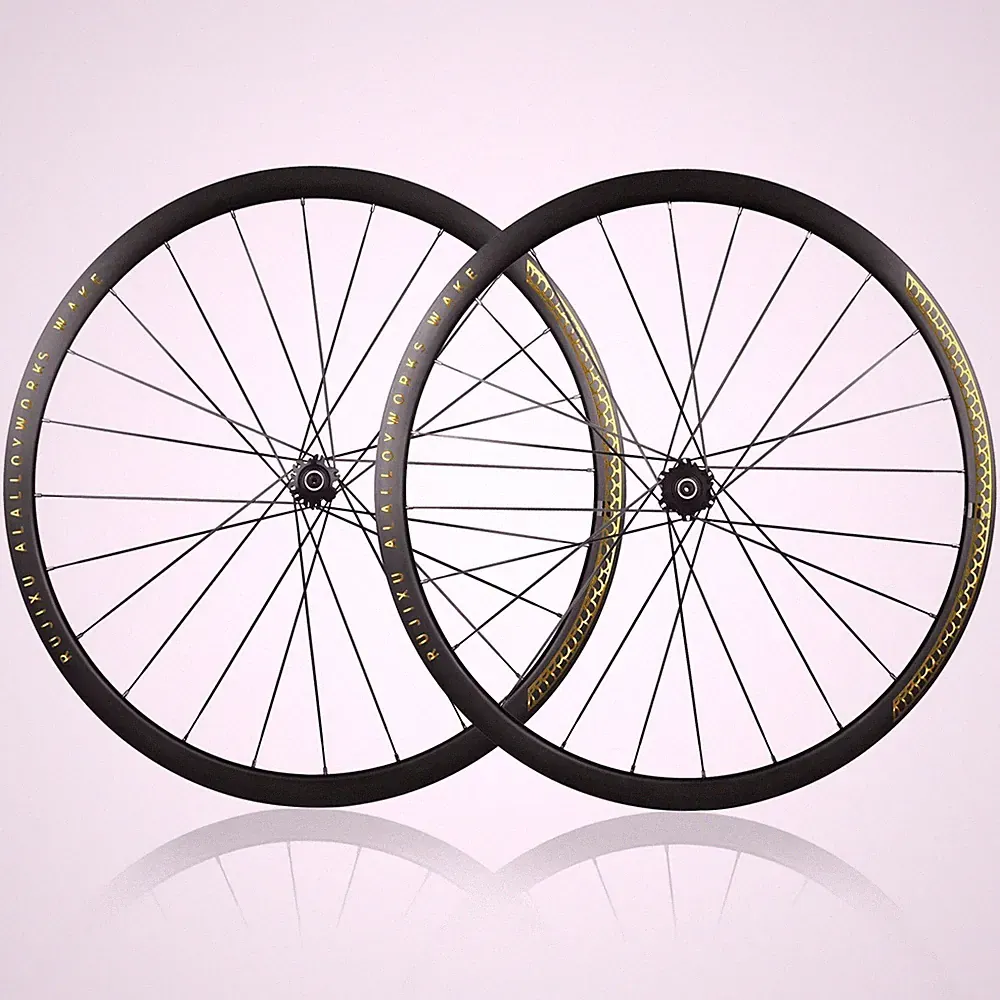 700C Road Bicycle Disc Brake Wheelset Gravel Bike Wheels 6 Claw 3 Tooth Hubs