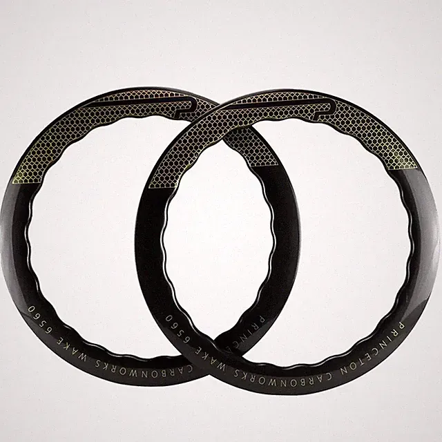 700C Road Gravel Racing Bike Disc Brake Carbon Rims Marbled Wavy Shape Rings