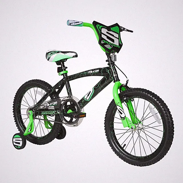 Dynacraft Surge Boys 18" BMX Bike, For Kids Age 6-9 Years, Green