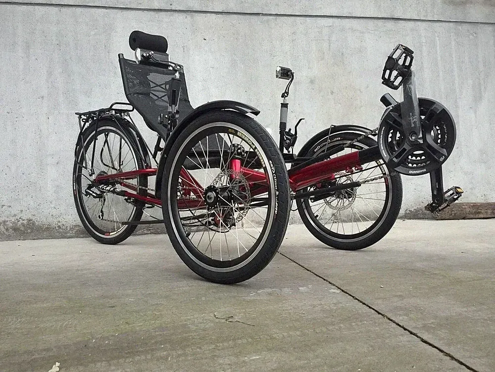 Fat Tire 6 Speed Shimano Recumbent 3 Wheel Pedal Tricycle Bike Bicycle