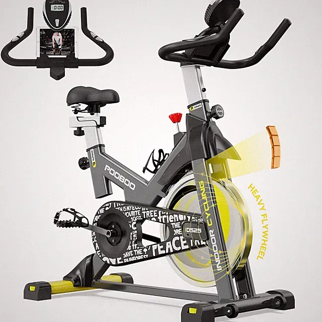Home Stationary Bike Upright Exercise Bike Indoor Cycling Cardio Workout Bike