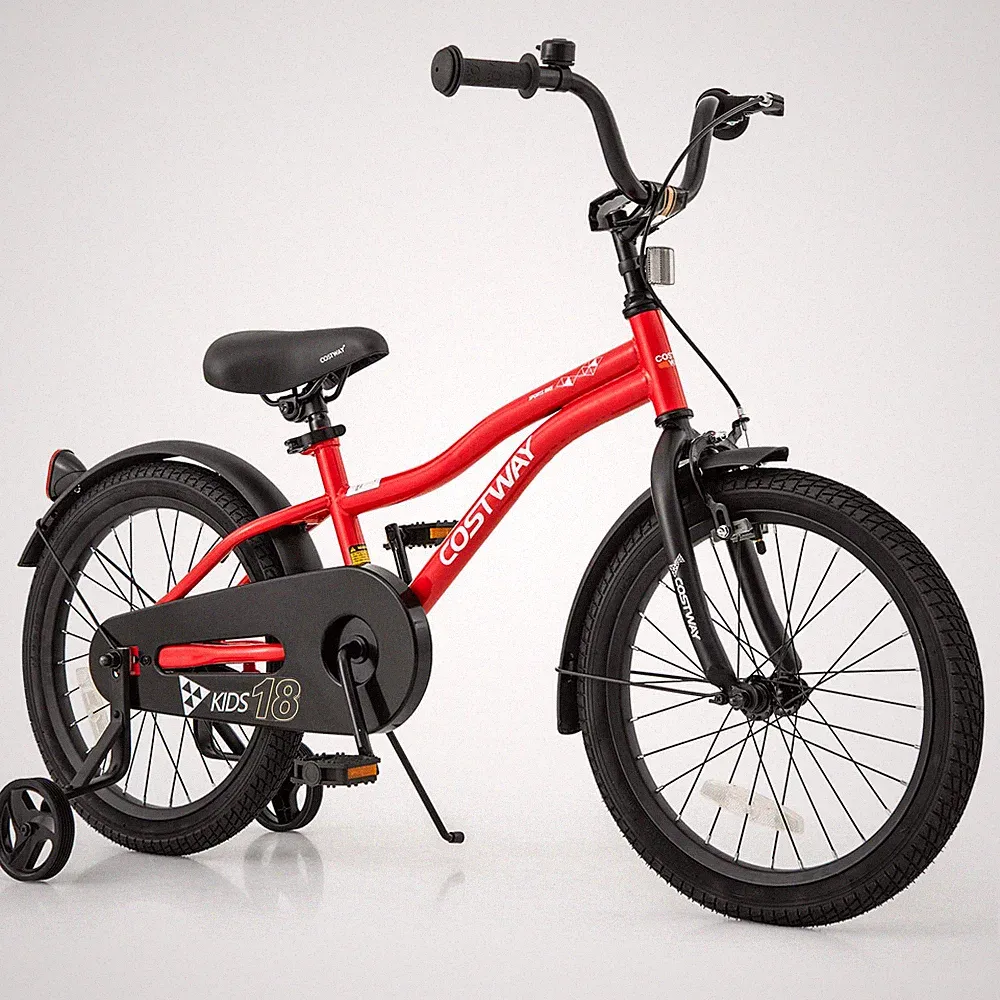 Kids Bike for 4-8 Years Old Boys & Girls w/Adjustable Seat Handbrake Reflectors