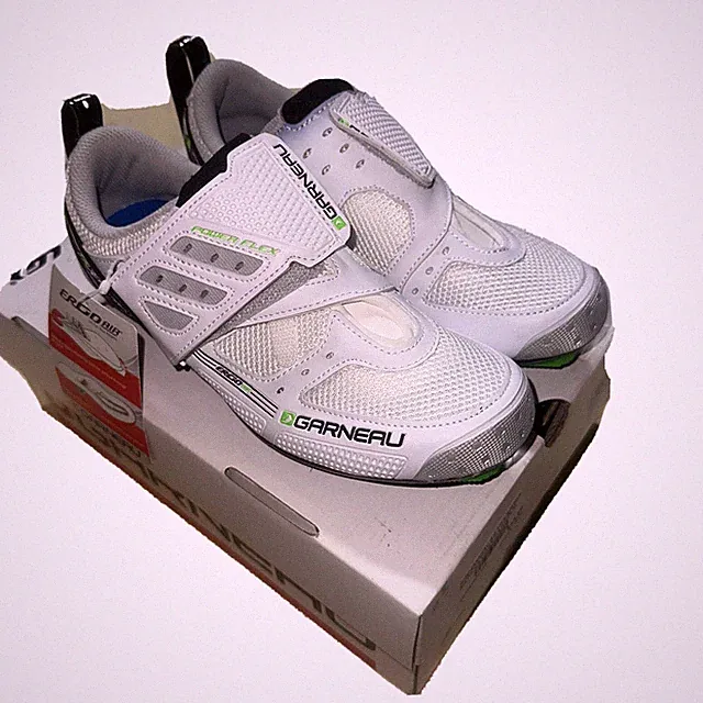 Louis Garneau Tri X Speed II Cycling Shoes Women’s Size 6 EU36 White Triathlon