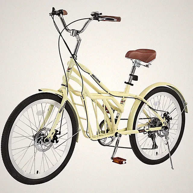Outdoor Bikes 6 Speed Steel Frame Hybrid Bicycle 24 Inch Urban Road