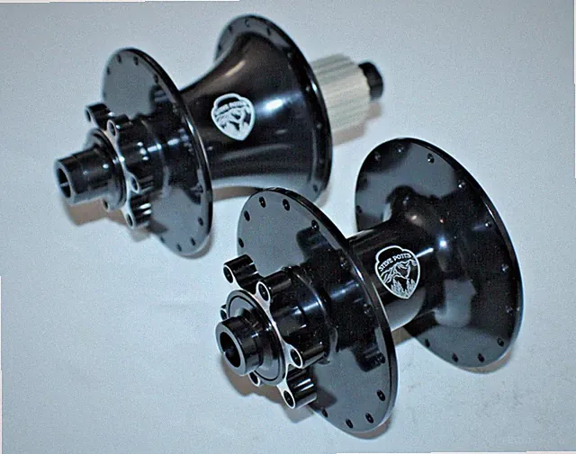 Steve Potts Bicycle Hubset 6 Bolt Disc MTB 32H 12mm Thru Axle 12SPEED Hyperglide